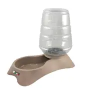 Zeez Nuvola Plastic Water Dispenser for Pets Mocaccino - 2 Sizes
