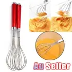 Kitchen Manual Blender Egg Beater Stainless Steel Tool Mixer Hand Whisk Baking