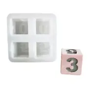 Number Cube Silicone Molds for for Making Block Calendar, Dices