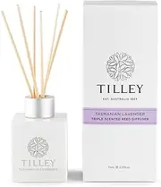 Tilley Classic White Tasmanian Lavender Triple Scented Aromatic Reed Diffuser 75 ml