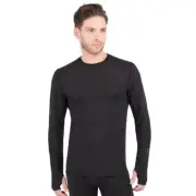 Terramar Thermolator Men's Crew Baselayer - Black - Small - 4517