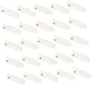 HOMSFOU Ceiling Rotary Clamp Set 25pcs Fixed Clips for Ceiling Light Easy Install Ceiling Light Fastener