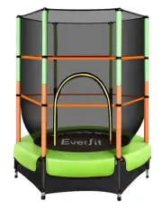 [Everfit] 4.5FT Trampoline Cover Safety Net in Black