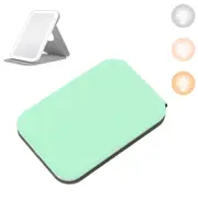 Catzon 3 Colors LED Makeup Mirror Touch Screen Foldable 360 Rotation-Green