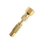 Air-Chuck 1/4NPT Closed Brass Tire Air Chuck Car Truck Tyre Inflator Valves