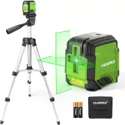 Laser Level with Tripod, HUEPAR 98Ft Self Leveling Laser Level Green Line Laser