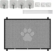 YRTUOP Mesh Gate For Pets, Dog Screen Gate, Detachable Home Stair Door Breathable Pet Fence For Porches Doorways Corridors