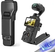 AMAZEAR Magnetic Mount Stand and Gimbal Lens Protective Cover Combo for DJI Osmo Pocket 3, Upgraded Pocket3 Accessories Super Strong Magnet Suction Case Holder