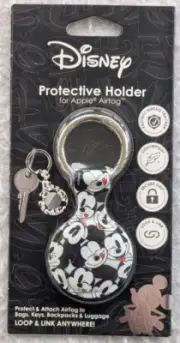 Disney Mickey Mouse Protective Holder For Apple AirTag Holder, Key Ring
