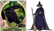 Mattel Universal Wicked Deluxe Elphaba Fashion Doll & Accessories, Movie-Inspired Look with Braided Hair & Posability