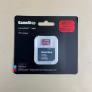 New GameStop Micro SD Card with Adapter 256gb