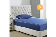 Ocean 1000TC Silk Silky Feel Satin Fitted Sheet+Pillowcase