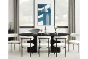 Tate 8 Seater Dining Table - Black