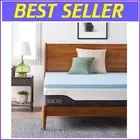 King Size Gel Infused Memory Foam Mattress Topper - 2-Inch Ultra-Plush Comfort