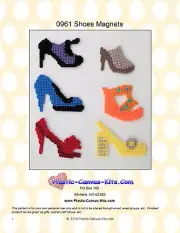 Shoes Magnets- Plastic Canvas Pattern or Kit