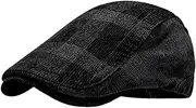 [svlftecon] Unisex Newsboy Cap Flat Ivy Hat Cabbie Hunting Driving Hat Adjustable Series 26