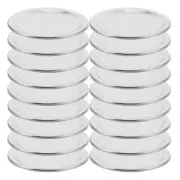 50 Pcs Mason Jar Lids Sealed Covers Replacements Caps for Canning Metal Storage