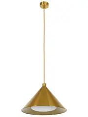 Sienna 1 Light Pendant in Aged Brass