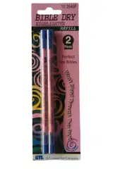 Bible Dry Highlighter 2 Pack PINK REFILL Brand NEW No Bleed (Just Refill)