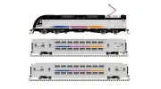 Atlas Master 10004448, HO Commuter Train Set Gold w ESU Loksnd DCC, NJT