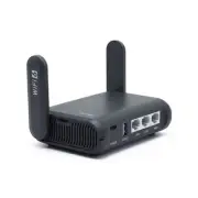 GL-AXT1800(Slate AX) Portable Gigabit Travel Router, Pocket-Sized, Wi-Fi 6, E...