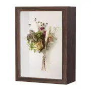 Shadow Box Frame, 5 x 7 Inch Deep Box Frame Shadow Boxes[Brown]