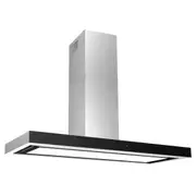 Glemgas 120cm Sqaure Profile Offboard Rangehood Canopy - Stainless Steel