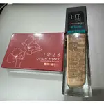 MAYBELLINE 媚比琳 FITME反孔特霧粉底液30ML/1028 艷色罌栗眼影盤1.6G