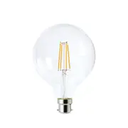 G95 LED Filament Globe BC 6W 240V Glass 6000K - CF19DIM