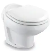 Thetford 38490 Tecma EasyFit ECO 24V Low Profile White 13.5" Marine Toilet Head