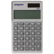 J.Burrows Recycled Pocket 12 Digit Calculator Silver
