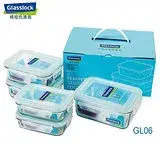 在飛比找遠傳friDay購物優惠-Glasslock五件式強化玻璃保鮮盒 GL06