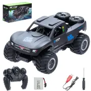 Catzon Remote Control Car Toys Waterproof RC Truck All Terrain Off Road RC Car for Kids Pool Toys Blue