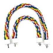 Bird Rope Perch Stand Toy Birdcage Chewing Climbing for Small Birds