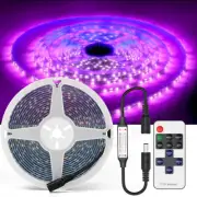 16FT UV Black Strip Lights 300LED Ultraviolet Flexible Light Party Club US STOCK