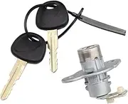 QASULER Trunk Lid Lock Cylinder 2 Keys Accent 2005-2011 81250-1EA00 Car Lock Barrel
