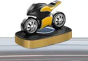 Solar Car Air Freshener Rotating - Fragrance Decoration Motorbike | Solar Powered Rotating Deodorizer Freshener Odor Control Device for Vehicles Living Spaces