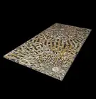 Rectangle Marble Dining Table Top Mother of Pearl Overlay Work Restaurant Table