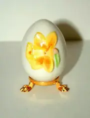 Goebel Annual Flower Easter Egg 1982 Ornament New no Box