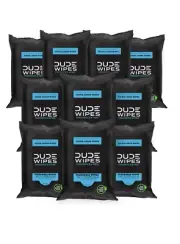 DUDE WIPES XL Travel Flushable Wipes, 10 ct.180 Wipes