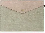[JFBTHI] Storage Clipboard A4/A5 Document Bag Canvas Felt File Briefcase Paper Holder File Folder Simple Portable Organizer Students Stationery Supplies 2 pcs Coaches Clipboard