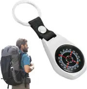 Clip on Compass for Hiking, Clear Dial Small Pocket Compass, Kids Navigation ...