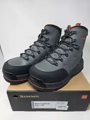 Simm's Men's Freestone Felt Sole Wading Boot - Gunmetal SIZE 11