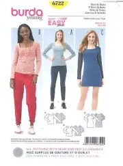Burda Style 6439 Dress sewing pattern sizes 10-20 uncut
