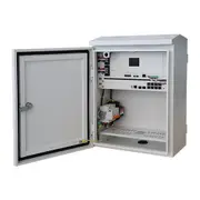 LDR Outdoor Smart Solar Box, IP55,*2.4 inch Screen*,Waterproof,Solar Power Input( <100VD),2 PoE Port Up to 90W, 6 PoE Port Up to 30W, L2 Manage, White RCLDR-DB-QU3082SPG