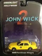 44790-F Greenlight Hollywood John Wick: Chapter 2 2008 Ford Crown Victoria Taxi