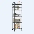 Floor Standing Storage Rack Kitchen Microwave Rack Multifunctional Storage Shelf
