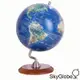 SkyGlobe 10吋衛星原貌木質底座立體地球儀