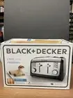 Black +Decker 4 Slice Bread And Bagel Toaster New! T4030 T 4030. NOS!