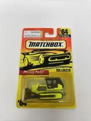 Matchbox Diecast Car 1997 #64 of 75 Bulldozer Neon